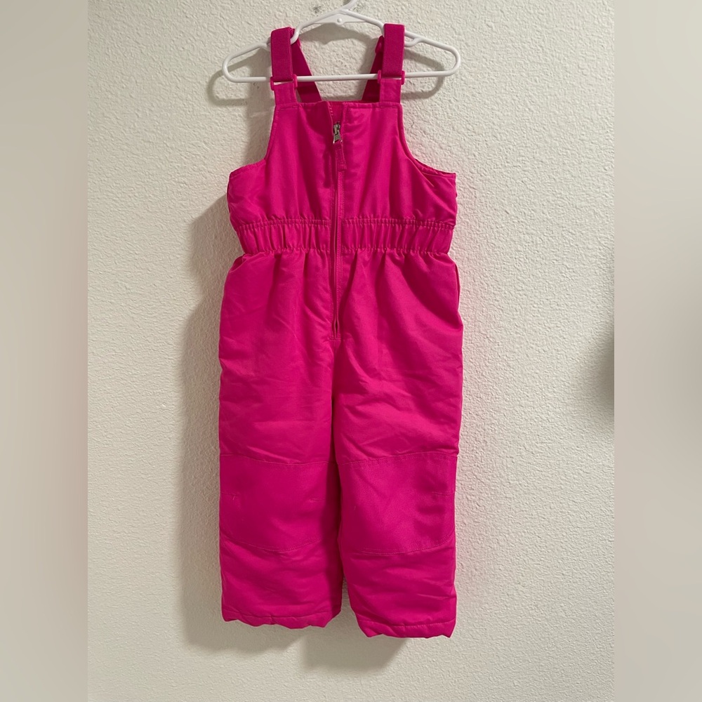 Healthtex Bright Pink Kids Overalls